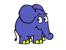 Warumhat der Elefanf eine blaue Farbe?